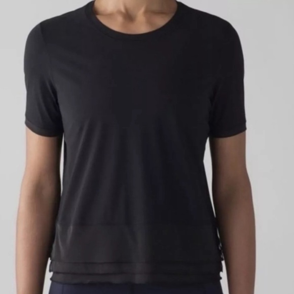 Lululemon Sole Training Tee Short Sleeve Black